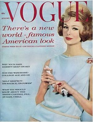 Vintage Vogue magazine covers - wah4mi0ae4yauslife.com - Vintage Vogue August 1961.jpg